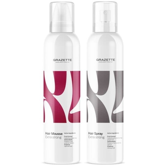 XL Hair Mousse Extra Strong 300 ml & XL Hair Spray Extra Strong 300 ml XL Hair Mousse Extra Strong 300 ml & XL Hair Spray Extra Strong 300 ml