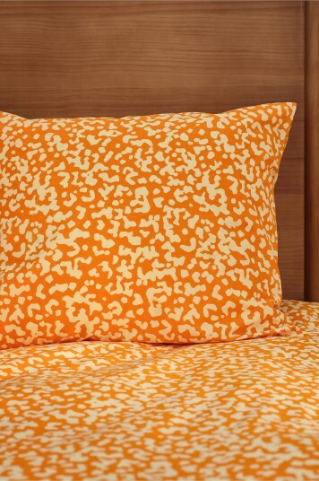 Jotex Putetrekk Økologisk Oransje/gul MALIA 216763806373