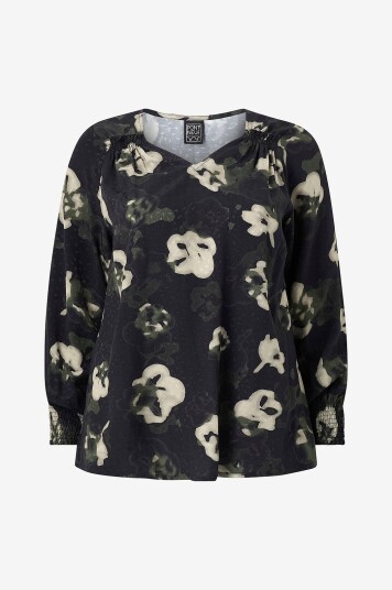 Pont Neuf Bluse pnDarma Svart Pont Neuf Bluse pnDarma Svart