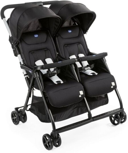 Chicco Ohlala Twin Stroller Black Night Chicco Ohlala Twin Stroller Black Night