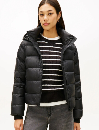Tommy Hilfiger Lw Down Casual Jacket - Black - L Tommy Hilfiger Lw Down Casual Jacket - Black - L