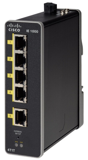 CISCO IE-1000 GUI BASED L2 SWITCH 5 FE COPPER TS IN CPNT
