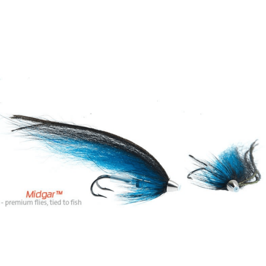 Midgar Tubeflies Light Dressed 45 mm Blue Frost