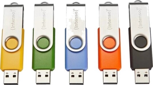 Intenso Basic Line USB-minne 16 GB USB-A 2.0 Flerfarget