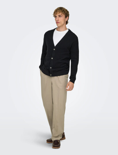 ONLY & SONS Onsmiro Tailor Loose 0346 Pant Frml Noos   Beige   XXL