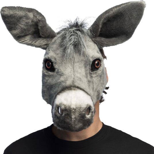 Boland Party Partners Esel Halvmaske One size 56768