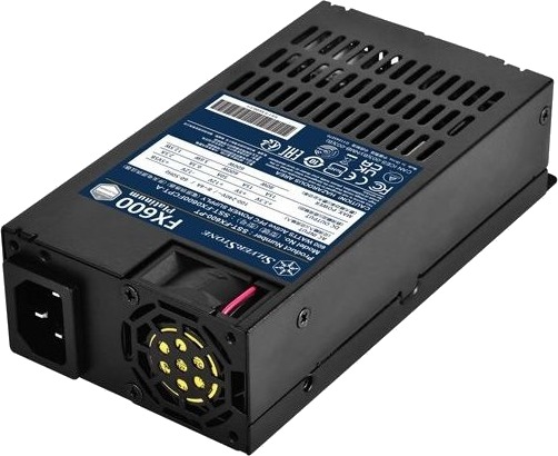 Silverstone FX600 Platinum strømforsyningsenhet 600 W 20+4 pin ATX Flex ATX Sort Silverstone FX600 Platinum strømforsyningsenhet 600 W 20+4 pin ATX Flex ATX Sort