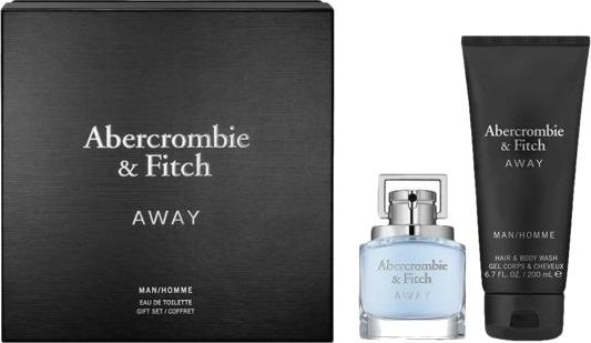 Abercrombie & Fitch Gavesett Away Man Eau de Toilette 50 ml + hår og kroppsvask 200 ml Abercrombie & Fitch Gavesett Away Man Eau de Toilette 50 ml + hår og kroppsvask 200 ml