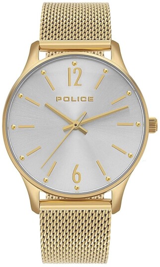 Police Dameklokke PL15574MSG.04MM Makati Sølvfarget/Gulltonet stål Police Dameklokke PL15574MSG.04MM Makati Sølvfarget/Gulltonet stål
