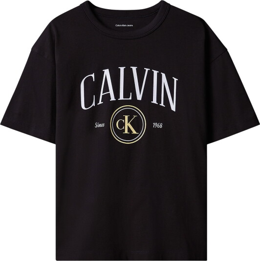 Calvin Klein T skjorte CK Logo Puh SvartSvart Calvin Klein 12 år (152) T skjorte