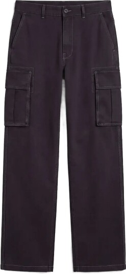 Calvin Klein Jeans Baggy Utility Cotton Twill Cargo Navy 29 x 32