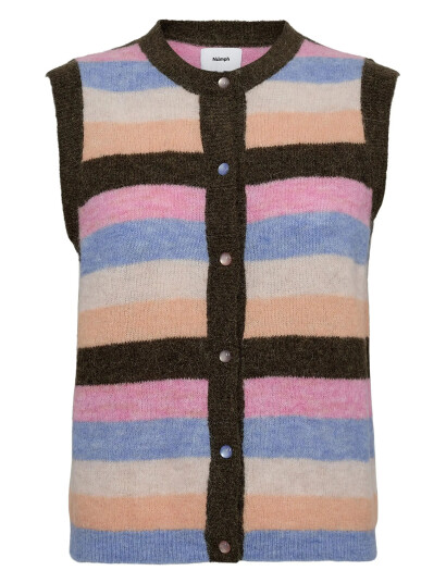 Nümph Nuriette Stripy Vest Blue XL