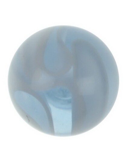 Utgått Marble Ball Lys Blå Akrylkule 6 mm kule til 16 mm stang