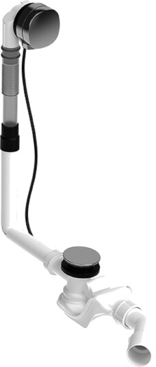 Duravit 792201000001000 Avløpssett med overløp, 280x80x450 mm, Baderom