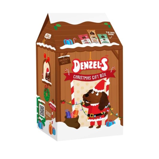 Denzel"S Christmas Grotto Gift Box For Dogs 175G Denzel"S Christmas Grotto Gift Box For Dogs 175G