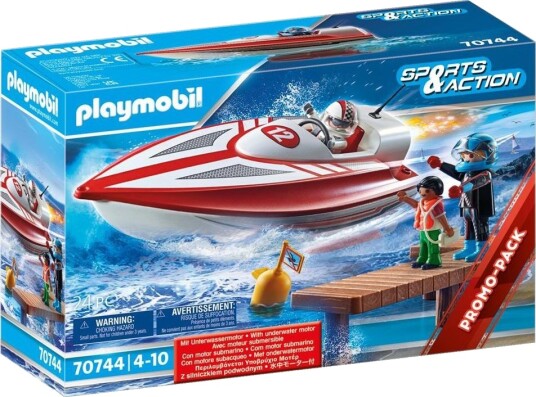 Playmobil Speedbåt med undervannsmotor 70744