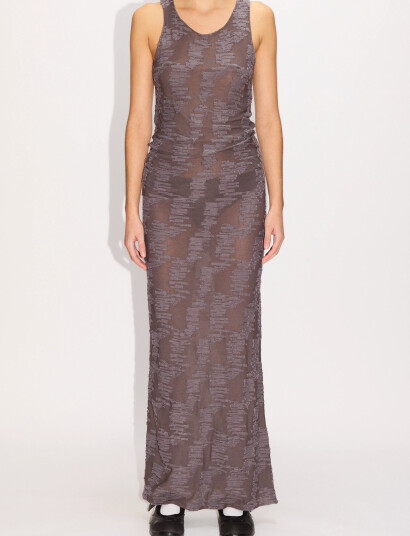 Hope Seaside Dress Plum Grey Jacquard - Grey - 38 Hope Seaside Dress Plum Grey Jacquard - Grey - 38