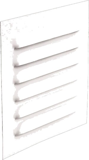 ABC Vent ABC GP Gjellerist 200 x 200 mm plant Hvit Ventilasjon