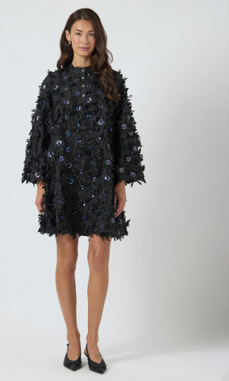 YAS Yasabelone 7/8 Short Dress - Show - Black - 34 YAS Yasabelone 7/8 Short Dress - Show - Black - 34