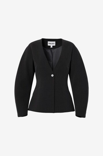 Pieces Blazer pcKamil LS Fitted Svart Pieces Blazer pcKamil LS Fitted Svart