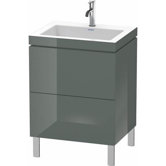 Duravit L-Cube Servantskap m/2 skuffer 600x698x480 mm Dolomittgrå HG