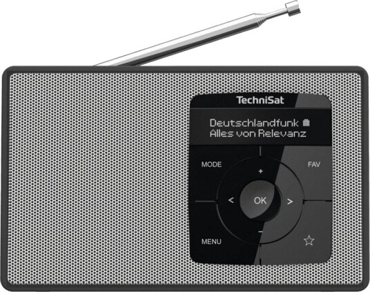 TechniSat DigitRadio 2 DAB+/FM Radio Sort/Hvit