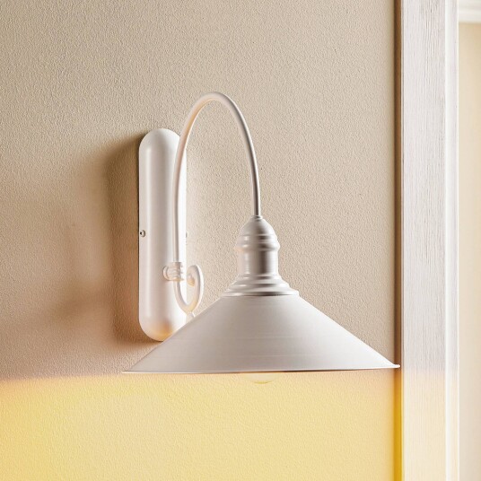 Argon Vegglampe Elmo lakkert hvit Argon Vegglampe Elmo lakkert hvit