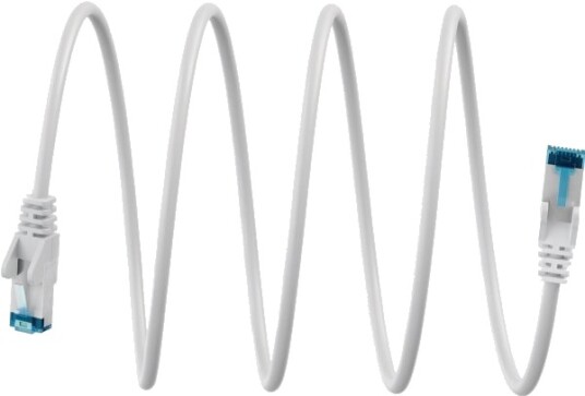 Goobay 79372 Cat 6A S/Ftp Pimf Hvit 7,5 M
