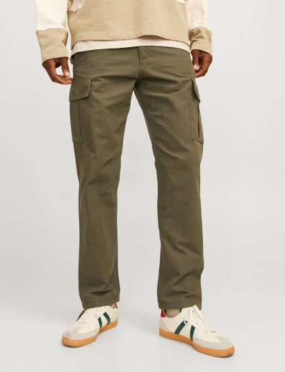 Jack & Jones Jpstkane Barkley Cargo Pant Noos - Khaki green - 27 x 30