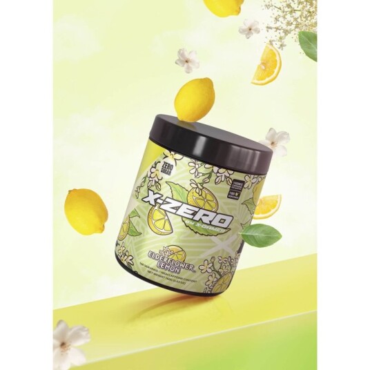 X-GAMER Energidrikkpulver X-Zero 160 gram Elderflower Lemon X-GAMER Energidrikkpulver X-Zero 160 gram Elderflower Lemon