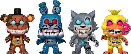 Northix Five Nights at Freddy's POP Figursett 4 stk