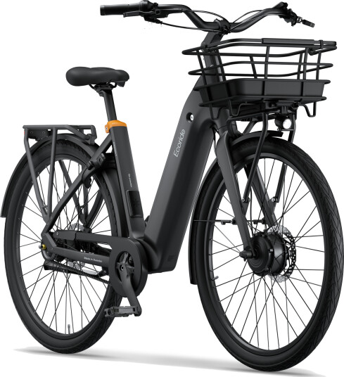 Elsykkel Ecoride Ambassador-4-Hubmotor-Belt-Disc-Black-Large