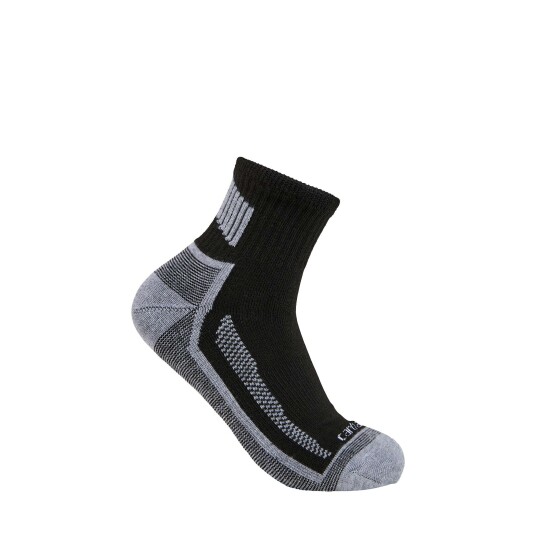 Carhartt Force Midweight Quarter Socks 3 Pack Men"s Black L
