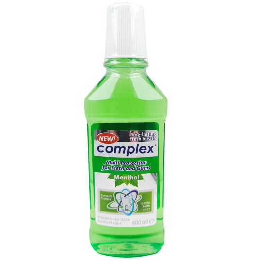 Munnvann COMPLEX Menthol 400 Protection