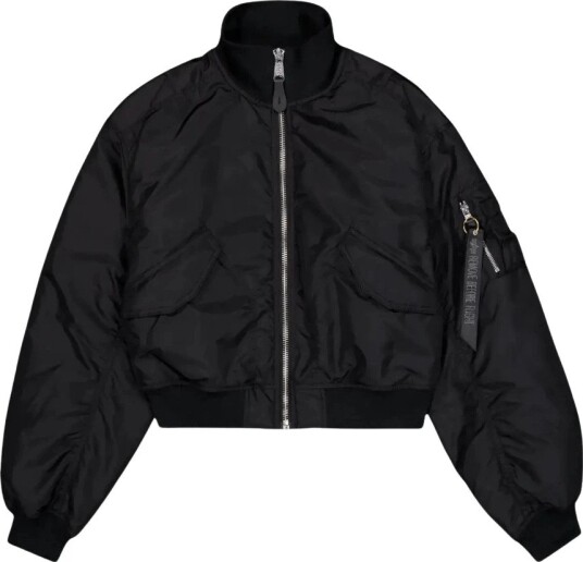 Alpha Industries Dame Jakker Svart L, Alpha Industries Dame Jakker Svart L,