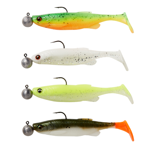 Savage Gear Sg Fat Minnow T Tail Rtf Darkwater Mix