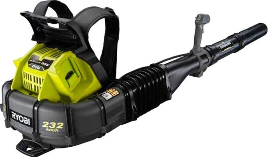 Løvblåser RY36BPXA 0 Max Power Ryobi 36 V ryggbåren uten batteri