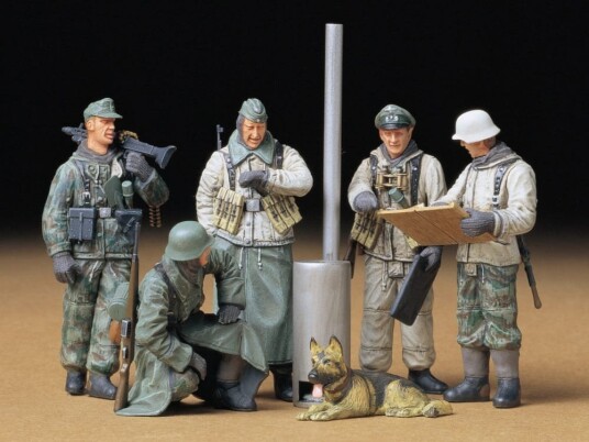 Tamiya 1/35 Tyske Soldater Modellfigurer med Utstyr