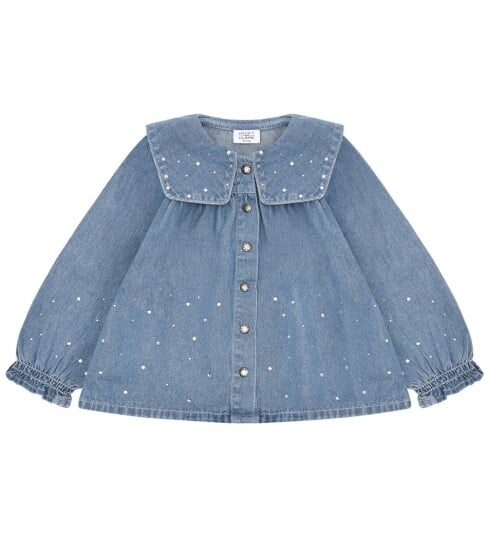Hust And Claire Hust & Claire Karoline denimskjorte til barn blue denim