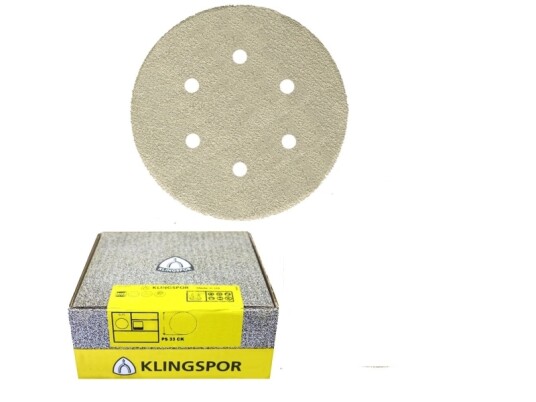Klingspor Slipeskive 147124 Maling/Lakk/Tre 150mm 100 Stk