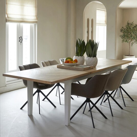 Riviera Maison Pacifica Uttrekkbart Spisebord 310/265/220x100 cm Riviera Maison Pacifica Uttrekkbart Spisebord 310/265/220x100 cm