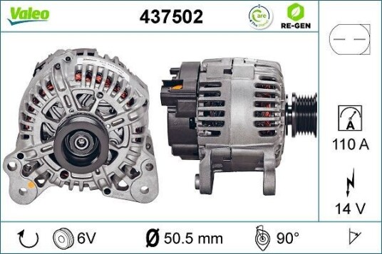 Dynamo VALEO 437502 Dynamo VALEO 437502