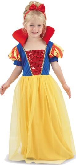 4-Girlz Snøhvit Prinsessekjole 3-4 år