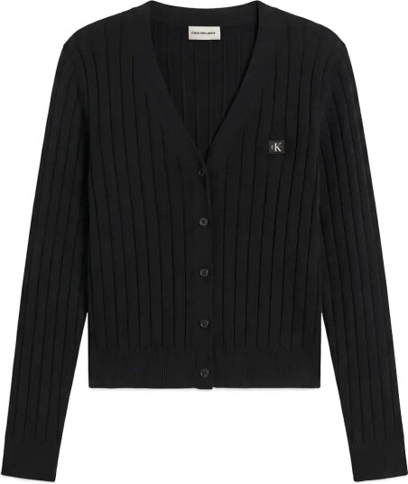 Calvin Klein Jeans Woven Label Cardigan Black XL