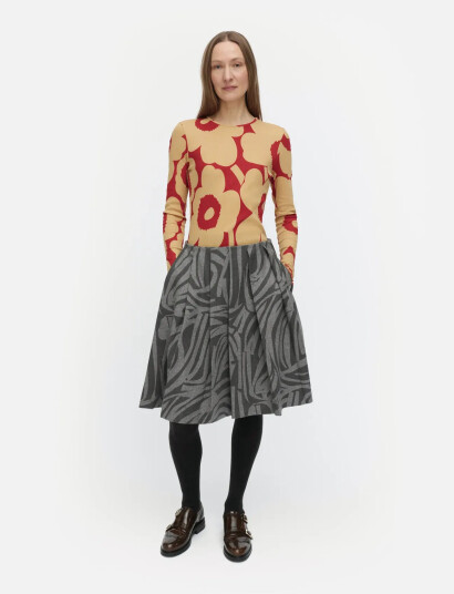 Marimekko Daalia Jokuraita - Grey - 40