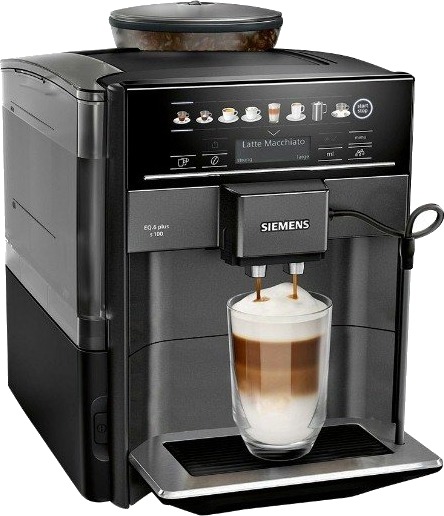 Siemens Automatisk kaffemaskin EQ6 plus s100 Safir svart metallic TE651319RW
