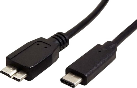 Usb-Kabel Red Fighter Usb-C Til Micro-B 0,5 M Svart