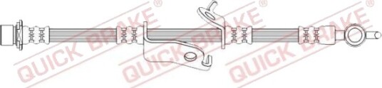 Bremseslange QUICK BRAKE 50.730 Bremseslange QUICK BRAKE 50.730