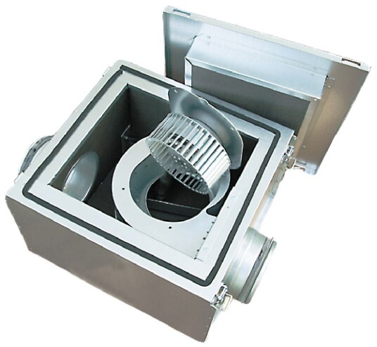 Östberg IRE 125 B1 Kanalvifte Kanaldiameter:125 mm luftvolum:94 l/s Ventilasjon