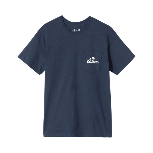 Gibson S&A Premium Instruments Tee Navy L
